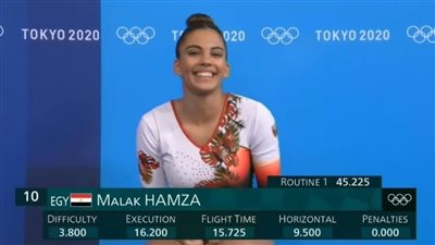 ملك حمزة تحقق المركز الرابع عشر في تصفيات 