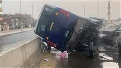 مصدر طبي: 5 حالات تخضع للعلاج وخروج 17 في حادث أتوبيس المنصورة 