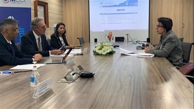 رئيس الغرفة التجارية الموريشية يستقبل السفيرة المصرية