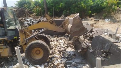 رفع 250 إشغال طريق وإزالة 3 تعديات على الأراضي الزراعية بالبحيرة