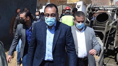 رئيس الوزراء يصل المنوفية لتفقد أعمال 
