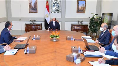  السيسي يتابع الموقف التنفيذي لإنشاء سد 