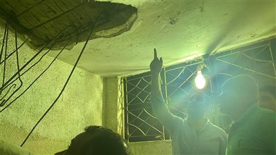 انهيار سلم عقار دون وقوع إصابات بمنطقة المرج