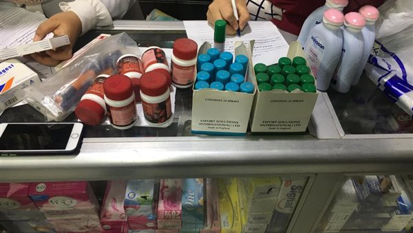 جانب من المضبوطات