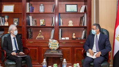 وزير الآثار يستقبل سفير دولة اليابان بالقاهرة لمناقشة سبل التعاون بين البلدين