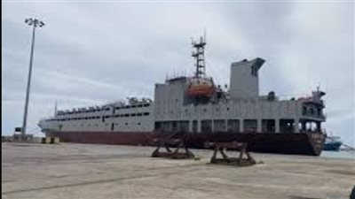 ميناء غرب بورسعيد يشهد عملية تفريغ 5 آلاف رأس ماشية حية