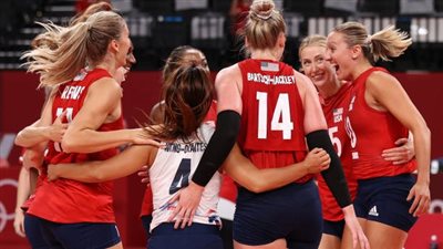 طوكيو 2020.. الولايات المتحدة تفوز على جمهورية الدومينيكان وتتأهل لنصف نهائي كرة الطائرة للسيدات