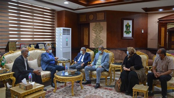 محافظ المنيا يستقبل