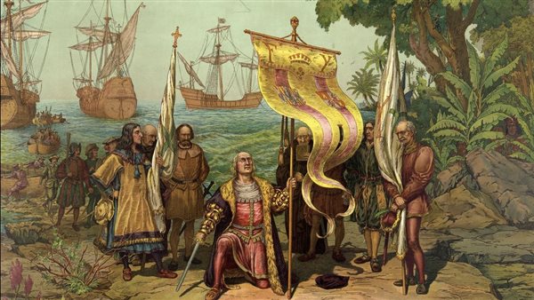 لوحة: كولومبوس يستولي