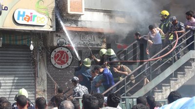 “الصحة”: إصابة 15 مواطنًا في حريق الموسكي.. وحالتهم مستقرة