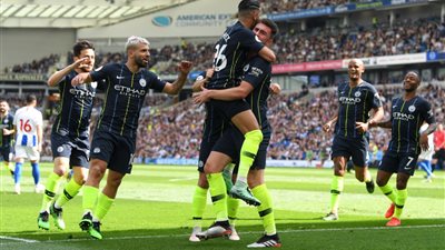 مانشيستر سيتي يتوج بالدوري الإنجليزي للمرة السادسة بعد رباعية برايتون (فيديو)