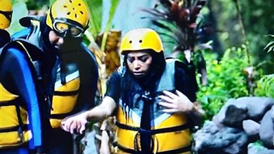 شاهد.. سلوى خطاب تسب “شعر” رامز جلال؟ (فيديو)