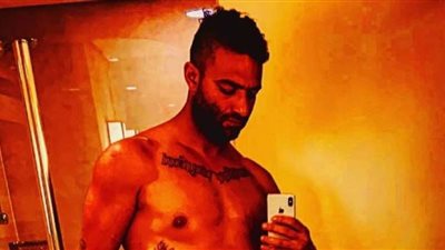 “ميدو” يظهر في شكل جديد داخل الجيم