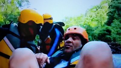 طاهر أبو ليلة لغوريلا رامز جلال: امشي بعيد.. والفنانة نور قدري: هموت(فيديو)