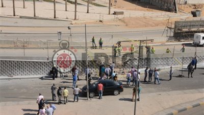 إخلاء موقع انفجار المتحف الكبير لمعاينة النيابة (صور)