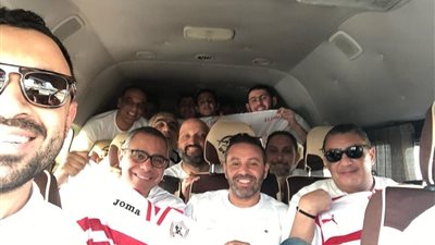 حازم إمام: الزمالك يقدر.. إلى برج العرب (صورة)