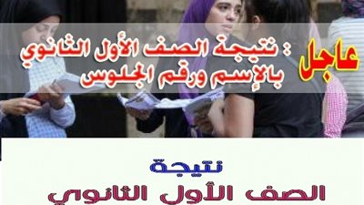 نتيجة الصف الاول الثانوي 2019 الآن برقم الجلوس عبر بوابة الثانوية العامة thanwya