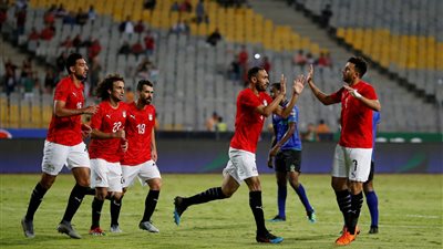 شاهد.. تريزيجيه يسجل الهدف الأول لمنتخب مصر في شباك زيمبابوي