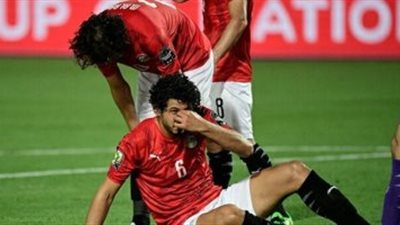 مدافع مصر يغيب عن التدريبات استعدادًا للكونغو