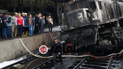 عاجل.. 9 يوليو محاكمة 14 متهماً فى حادث قطار محطة مصر