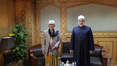 وكيل الأزهر يستقبل مفتي إندونيسيا لبحث التعاون المشترك
