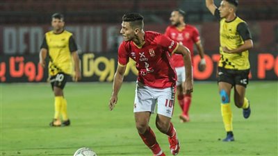 محمد شريف يُسجل الهدف الثاني للأهلي في شباك وادي دجلة 