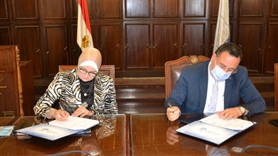 بروتوكول تعاون بين جامعة الإسكندرية ومعهد بحوث الإلكترونيات لتبادل الخبرات