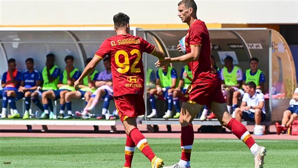 احتفال لاعبو روما