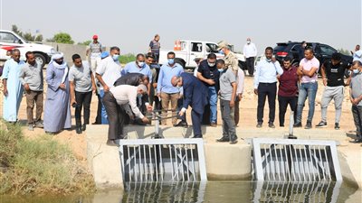 افتتاح 36 مأخذ مياه بمشروع استكمال ري 12 ألف فدان في قنا