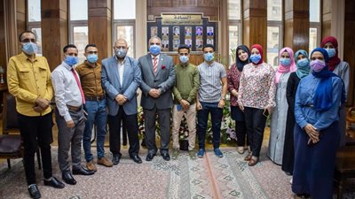 جامعة طنطا تستضيف طلاب جامعتي تعز اليمنية والنجاح الفلسطينية