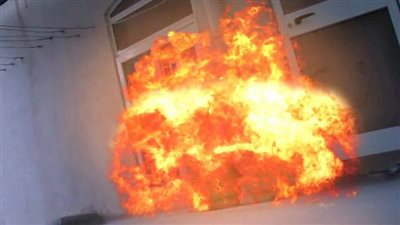 إصابة 6 أشخاص في انفجار أسطوانة غاز داخل عقار بأبو النمرس