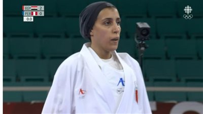 جيانا فاروق تحمل علم مصر في حفل ختام أولمبياد طوكيو 