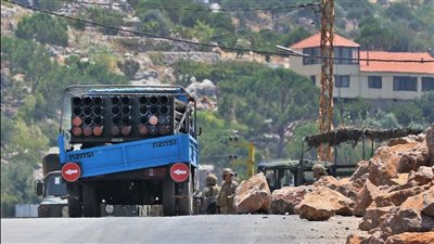 الجيش اللبناني يلقي القبض على مطلقي الصواريخ باتجاه إسرائيل