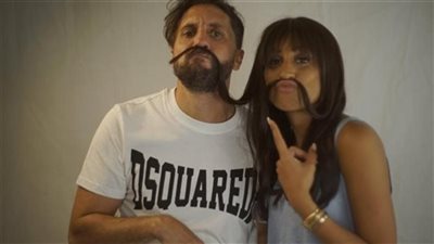 هشام ماجد حامل لـ يتقرب من دينا الشربيني في فيلمهما الكوميدي الجديد