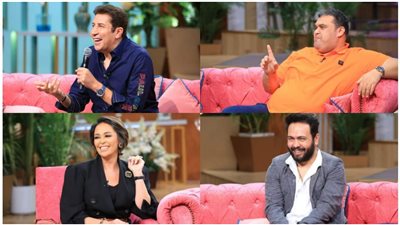 أبطال مسرحية أبو العربي يغنون أغنية من فوازير فطوطة لسمير غانم