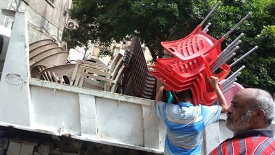 مبيت.. 4 حملات لإزالة الاشغالات بوسط الإسكندرية 