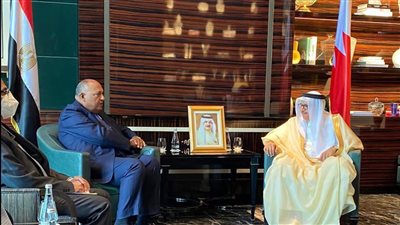 وزير الخارجية يلتقي نظيره البحريني في حديث أخوي مستفيض (صور)
