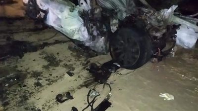 3 نعوش في جنازة واحد.. تفاصيل وفاة 6 أشخاص بينهم أب ونجليه بحادث في أسيوط «صور وفيديو»