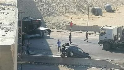 عودة الحركة المرورية لطبيعتها بكوبري باسوس بالقناطر الخيرية بعد توقفه لمدة نصف ساعة 