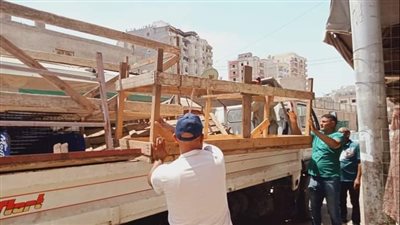 رفع 1763 إشغال طريق وإزالة 3 حالات تعدٍ على الأراضي الزراعية بالبحيرة