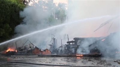 السيطرة على حريق التهم 4 منازل بقرية الشيخ مرزوق بسوهاج