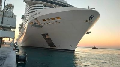 ميناء سفاجا البحري يستقبل ثاني رحلة سياحية لباخرة بليسما «صور»