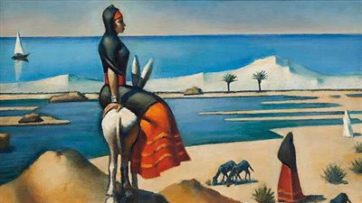 فن تشكيلي «9».. لوحة «راعية الماشية» للفنان محمود سعيد