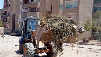حملات نظافة ورفع المخلفات وتسوية طرق وشوارع قرى 7 مراكز بأسيوط