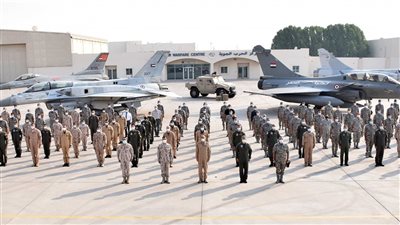 ختام فعاليات التدريب المشترك الجوي المصري الإماراتي زايد-3 بدولة الإمارات