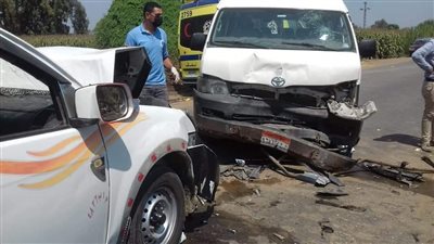 مصرع طفلة وإصابة شخصين في حادث تصادم بالبحيرة