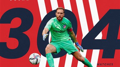 أوبلاك أكثر حارس مشاركة في تاريخ أتلتيكو مدريد 