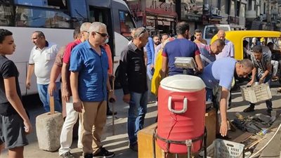  حملة مكبرة بشرق الإسكندرية لإزالة تعديات سوق باكوس