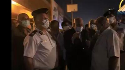 محافظ الجيزة يتفقد أعمال إصلاح كسر بخط مياه 600 مم بتقاطع شارع السودان وجامعة الدول العربية 