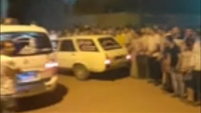 تشييع جنازة عروسين اليحيرة .. صور